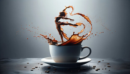 Coffee Splash Dancer, Generative Ai