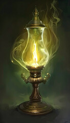 Wall Mural - old oil lamp