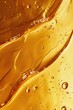 © cff999 - oil and water are mixed together in a yellow liquid