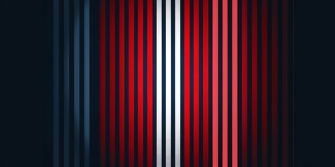 Poster - Vibrant Striped Pattern with Abstract Design