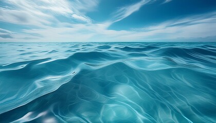 3 texture Ocean water blue sea swimming abstract summer wave pattern surface wet clear clean liquid cool ripple wallpaper nature background