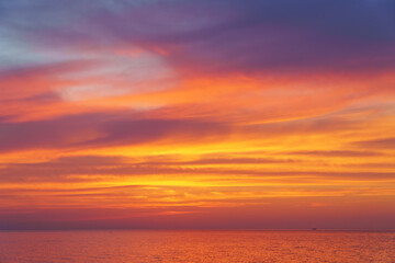 Wall Mural - colours of sunset.
