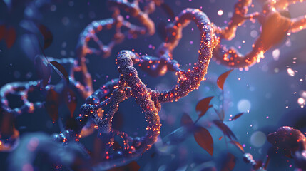 The structure of the DNA molecule is crucial for cell genetics and biotechnology research. This area of medical science involves experiments conducted in scientific laboratories.