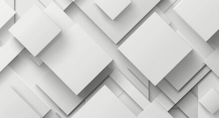 Poster - Abstract Geometric White Triangle Pattern Wallpaper