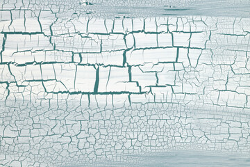 Wall Mural - Craquelure scratch texture painting crumpled wall background. Beige white, gray color.