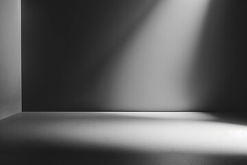 Poster - Monochrome gradient background for studio photography with abstract artistic effects