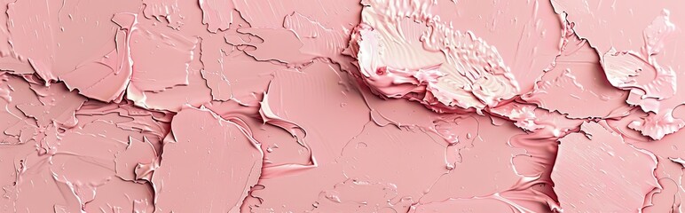 Poster - Close Up of Textured Peach Fuzz Paint Wall Seamless Background