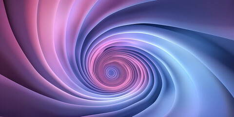 Poster - Abstract swirl background creating tunnel effect with purple and blue gradient