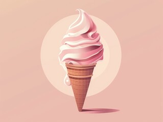 Poster - ice cream cone