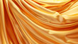 © Mahemud - Elegant gradient of light brown, orange, gold, and yellow silk satin, creating a luxurious and abstract background. The shiny, shimmering texture evokes the elegance of curtains, drapery, or fabric