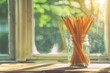 © Mohamad - A bundle of sharpened pencils in a mason jar on a sunlit desk