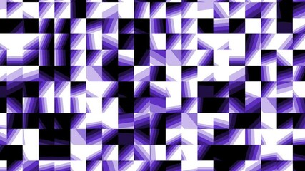 Wall Mural - Abstract blue and white small square and line seamless looped animation
