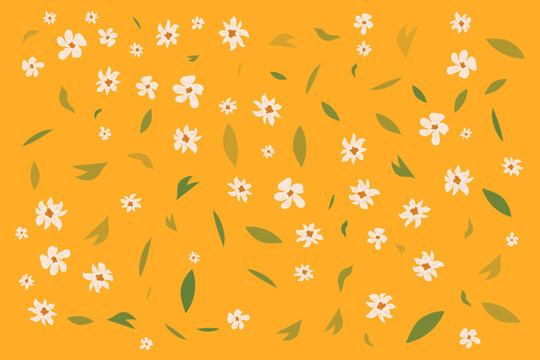 Background Repeated Floral pattern with roses, leaves, floral bouquets, flower compositions. Notebook covers, banner, card, poster with text.