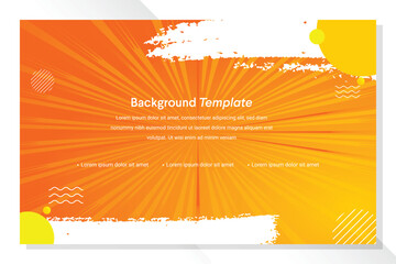 Aufkleber - Yellow and White unusual background Vector EPS 10