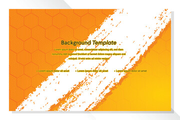 Aufkleber - Yellow and White unusual background Vector EPS 10