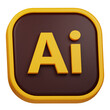 © Rusdee Studio - adobe illustrator 3d icon isolated on the transparent background