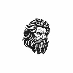 Wall Mural - Zeus logo design vector illustration