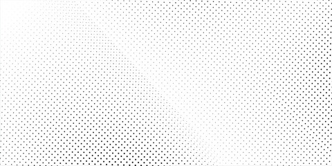 Wall Mural - dotted gradient halftone background. horizontal seamless dots pattern in pop art style. abstract mod