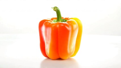 Wall Mural - Bell pepper on isolated white background