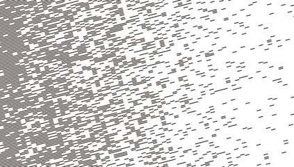 Poster - Abstract diagonal transition of stripes. Vector Format Illustration. Fully editable vector element 