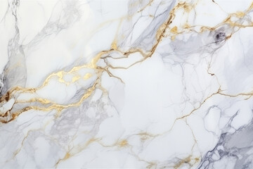 Wall Mural - Processed collage of white and gold marble texture. Background for banner, backdrop or texture