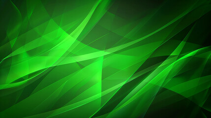 Aufkleber - Abstract Green Geometric Pattern Background