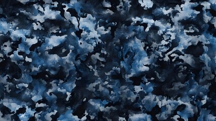 
blue camouflage pattern army texture, sea background