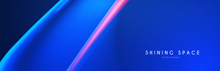 Wall Mural - Motion light effect. Shining magic background and liquid speed light