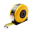 © Kulvarin - Close-up of a yellow and black measuring tape with extended measurement. Ideal for construction, DIY projects, and precision measuring tasks.