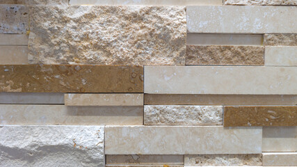 Wall Mural - background stripe stone wall pattern seamless texture wallpaper