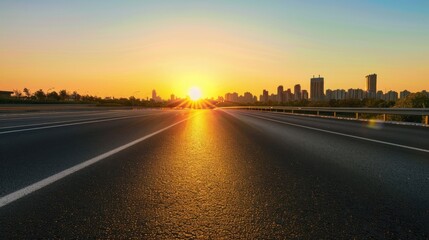 Wall Mural - Sunset Highway