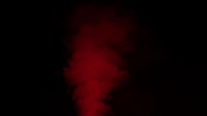 Wall Mural - Red animation abstract smoke background