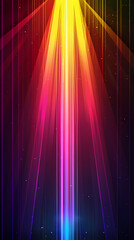 Wall Mural - Abstract background with colorful glowing lines