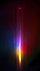 Wall Mural - Abstract background with colorful glowing lines