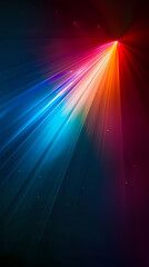 Wall Mural - Abstract background with colorful glowing lines