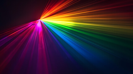 Wall Mural - Abstract background with colorful glowing lines