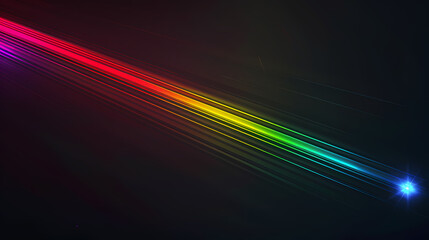 Wall Mural - Abstract background with colorful glowing lines