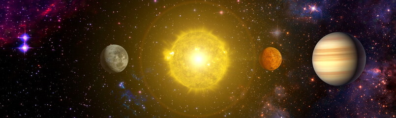 Wall Mural - stars of a planet and galaxy in a free space. .magic color galaxy. infinite universe and starry nigh