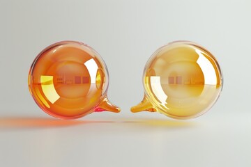 Aufkleber - A pair of glasses resting on a table surface