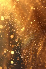 Poster - Close-up shot of a blurry gold background