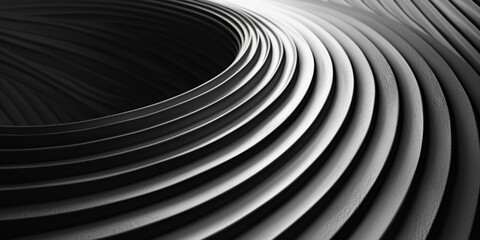 Aufkleber - A photograph of a spiral shape in monochrome