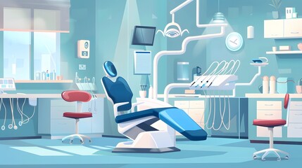 Dental concept healthy equipment tools dental care Professional banner. 