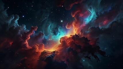 nebula and space background