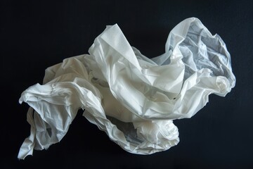Poster - A close-up shot of a piece of paper on a table with minimal distractions