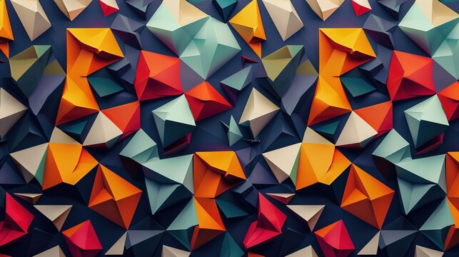 Geometric shape wallpaper