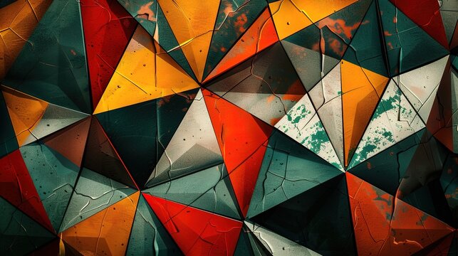 Geometric shape wallpaper