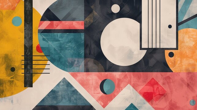 Geometric shape wallpaper