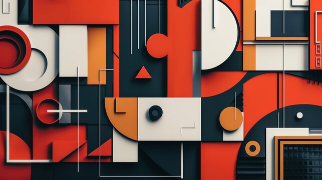 Geometric shape wallpaper