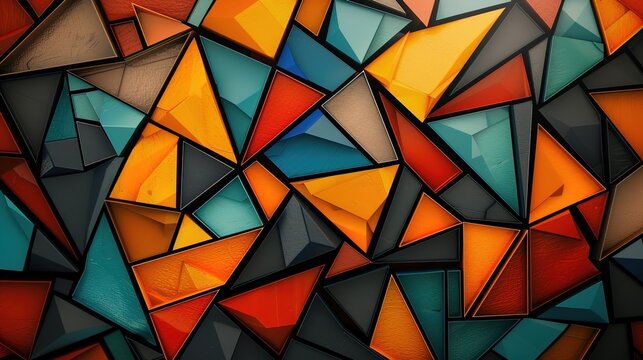 Geometric shape wallpaper