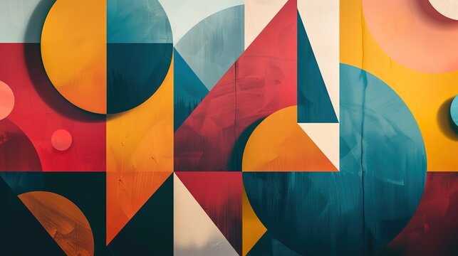 Geometric shape wallpaper